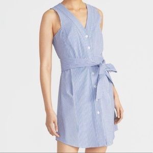 Classic summer dress Blue and white striped Rachel Rachel Roy Brand New